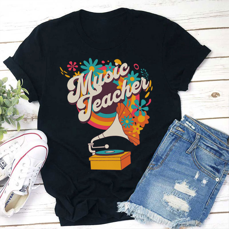 Phonograph Music Teacher T-Shirt