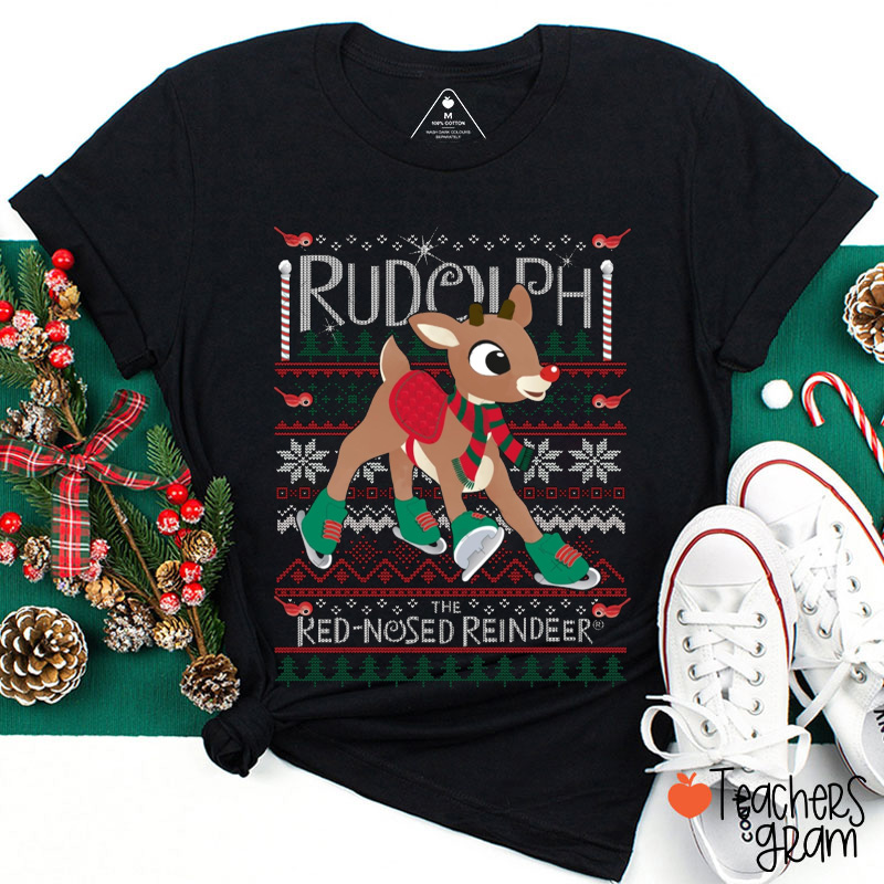 This Is My Rudolph Shirt Teacher T-Shirt
