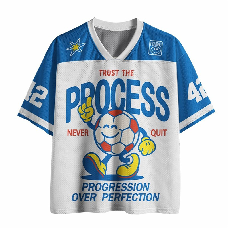 Personalized Number Trust The Process Teacher Mesh Jersey