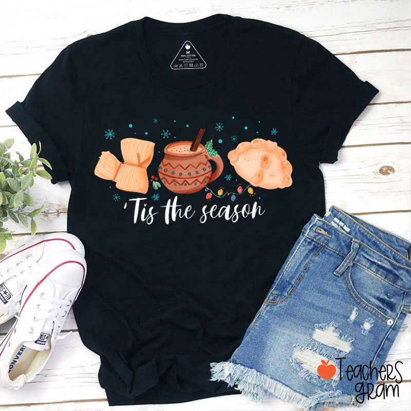 Tis The Season Feliz Navidad Spanish Teacher T-Shirt