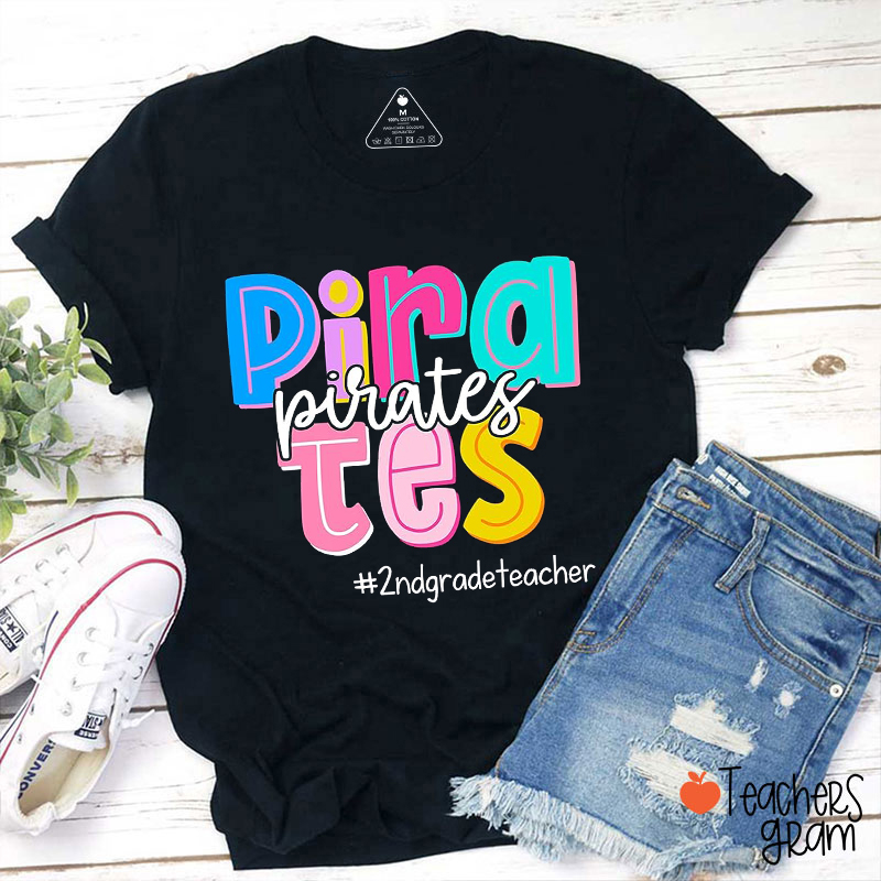 Personalized Mascot And Grade School Spirit Teacher T-Shirt