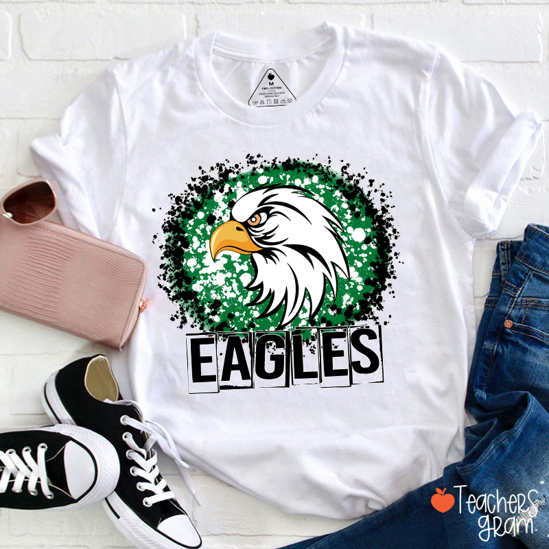 Personalized Mascot Cartoon Icons Teacher T-Shirt