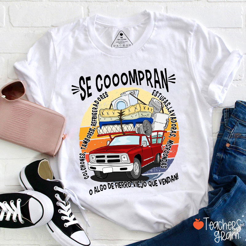 Se Compran Funny Spanish Teacher T-Shirt