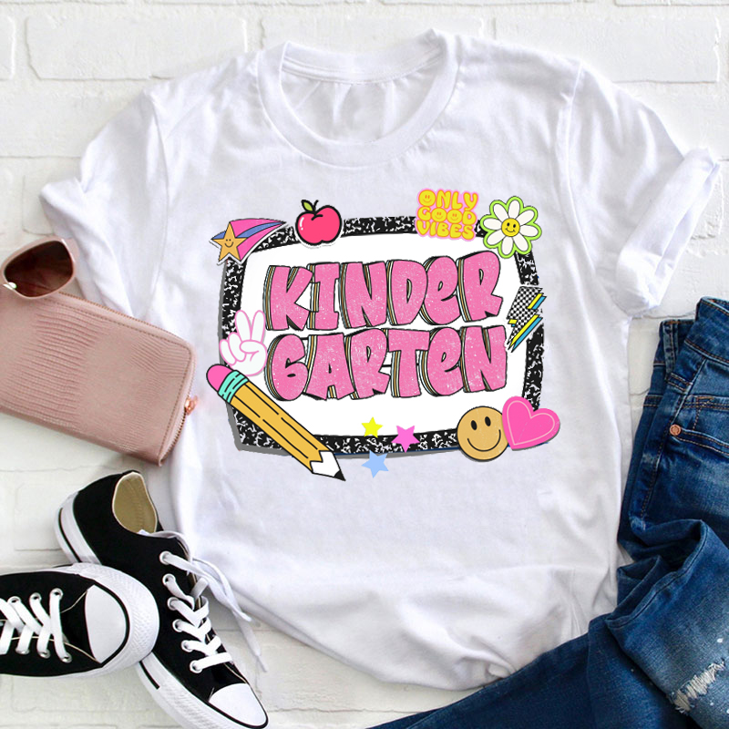 Personalized Notebook Style Grade Teacher T-Shirt