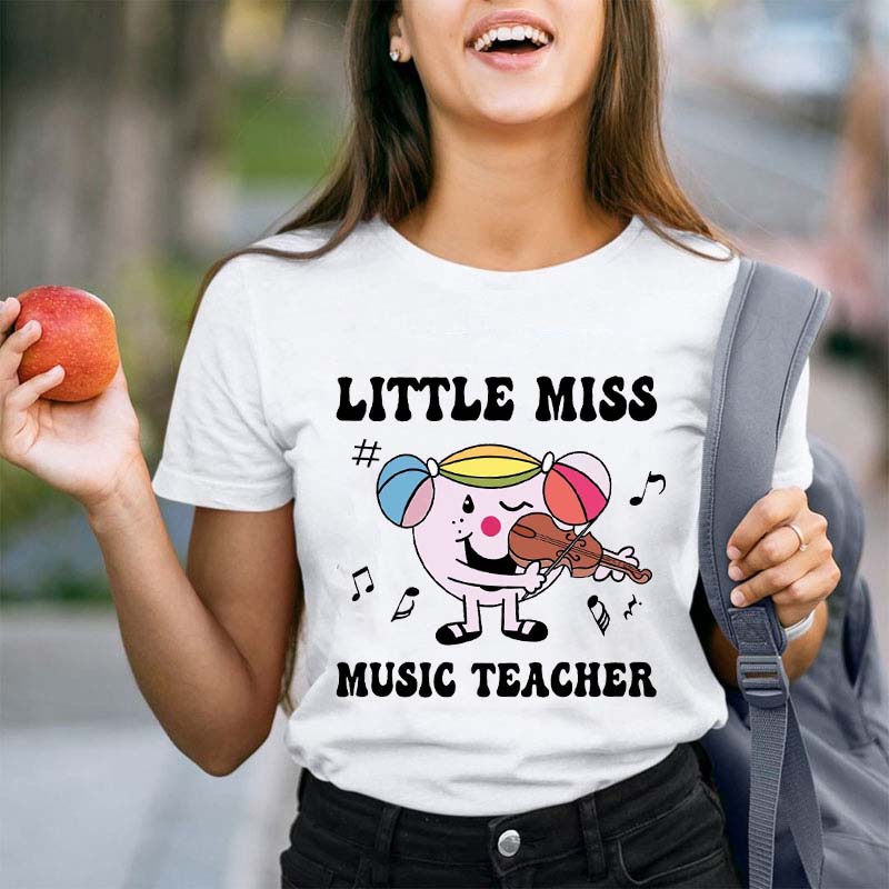 Little Miss Music Teacher T-Shirt