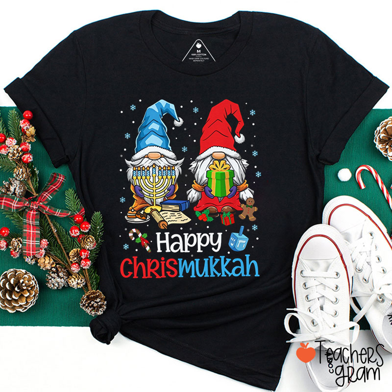 Happy Christmukkah Teacher T-Shirt