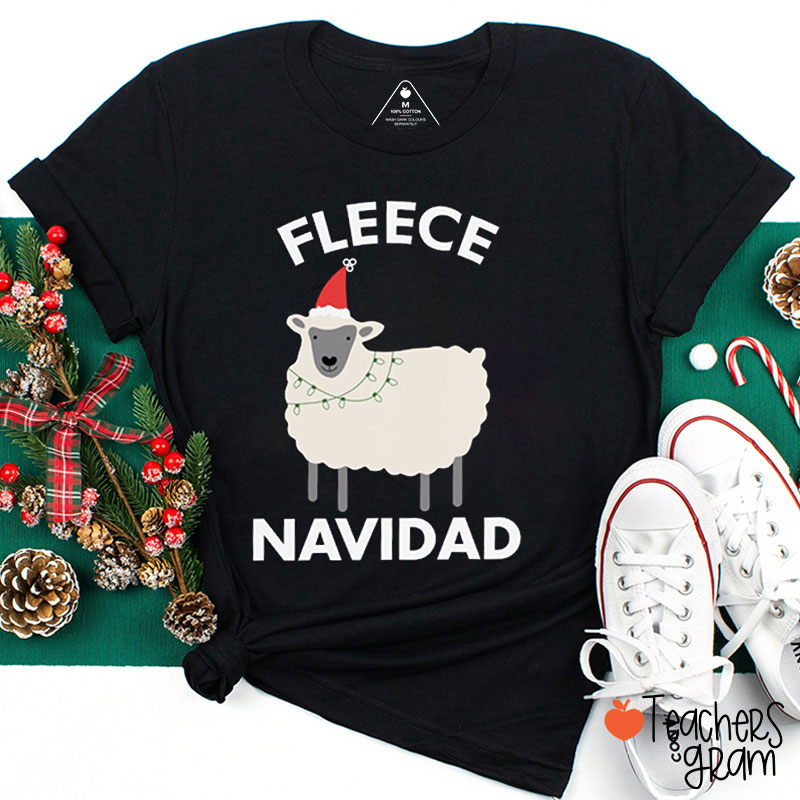 Fleece Navidad Spanish Teacher T-Shirt