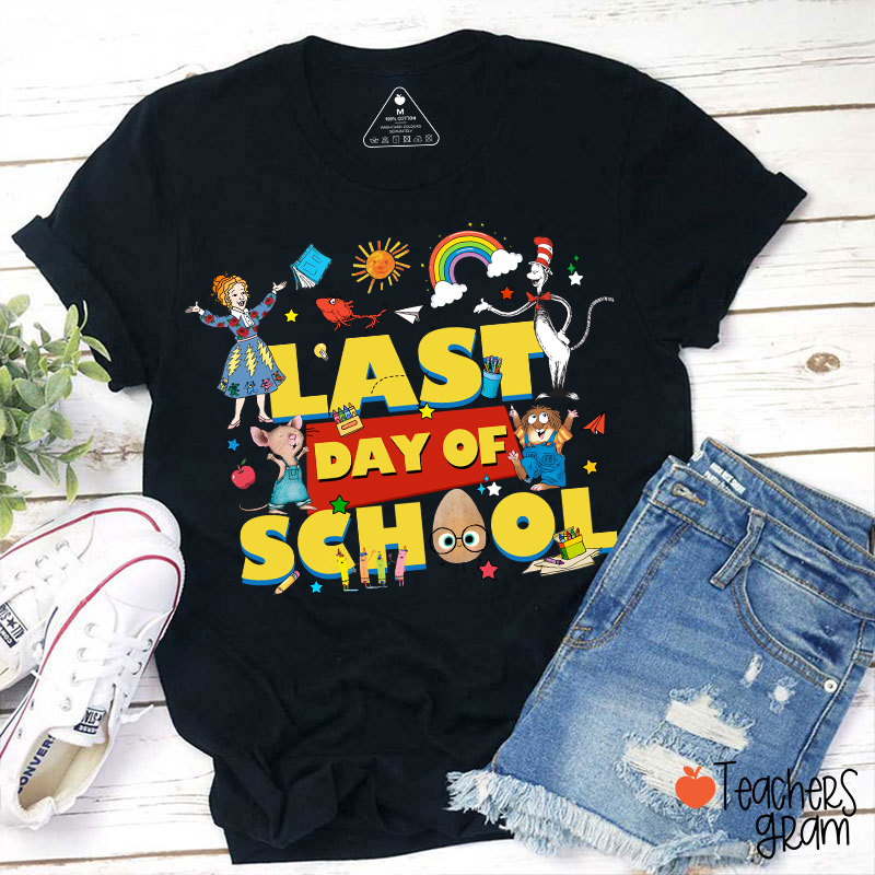 Last Day Of School Children's Story Teacher T-Shirt