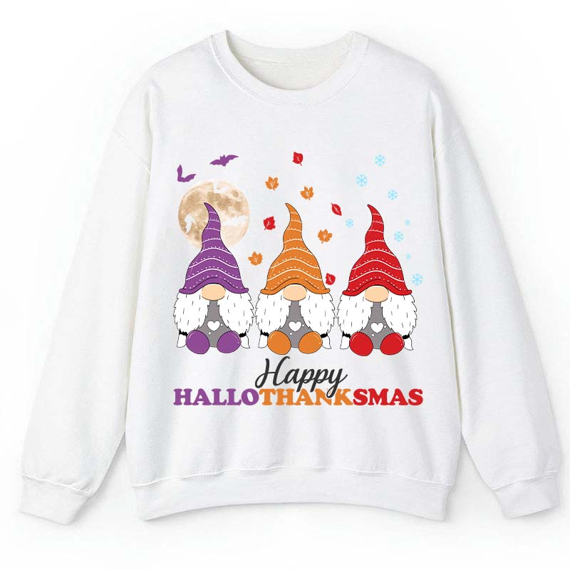 Happy Hallothanksmas Teacher Sweatshirt