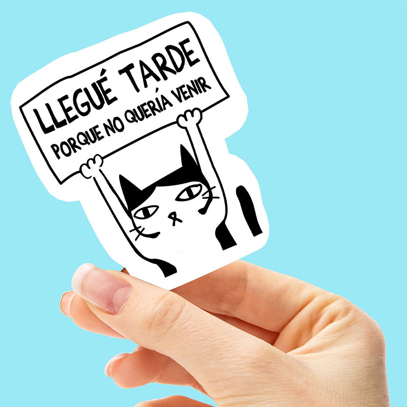 Llegue Tarde Porque No Queria Venir Spanish Teacher Stickers