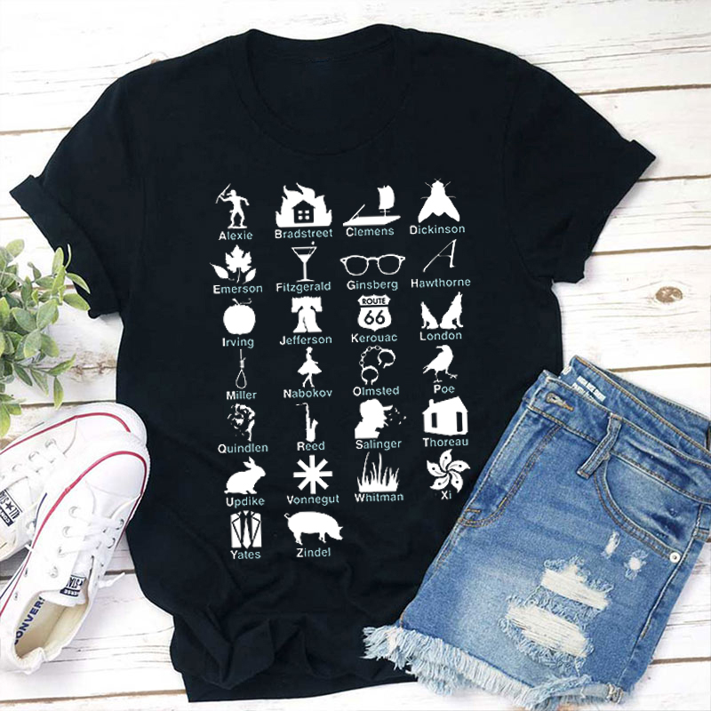 Abc's Of Literature Teacher T-Shirt