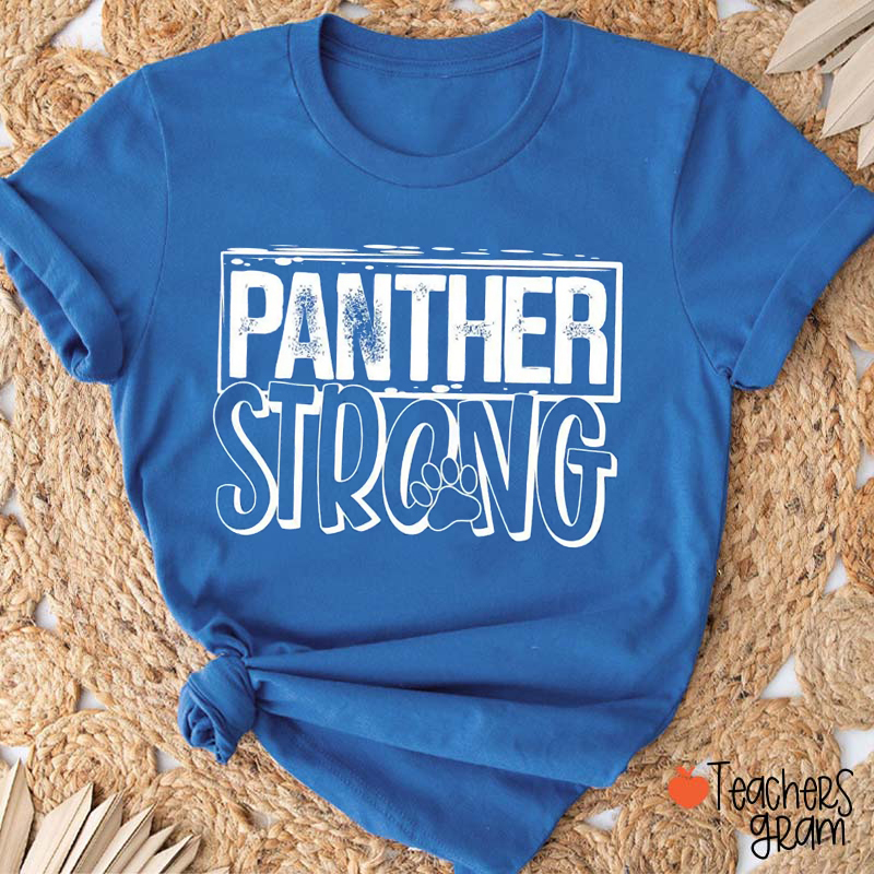 Personalized Mascot Strong School Spirit Teacher T-Shirt