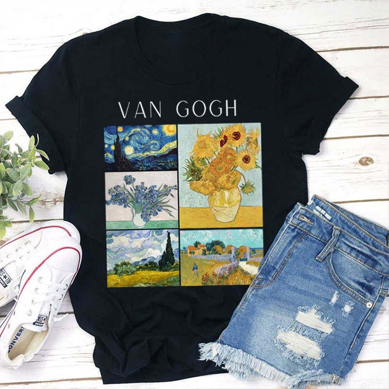 Vincent Art Painting Teacher T-Shirt