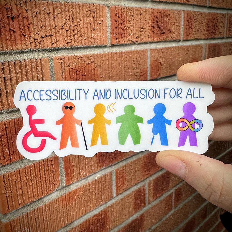 Accessibility And Inclusion For All Teacher Stickers