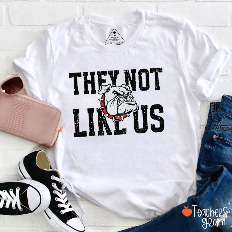 Personalized Mascot They Not Like Us Teacher T-Shirt