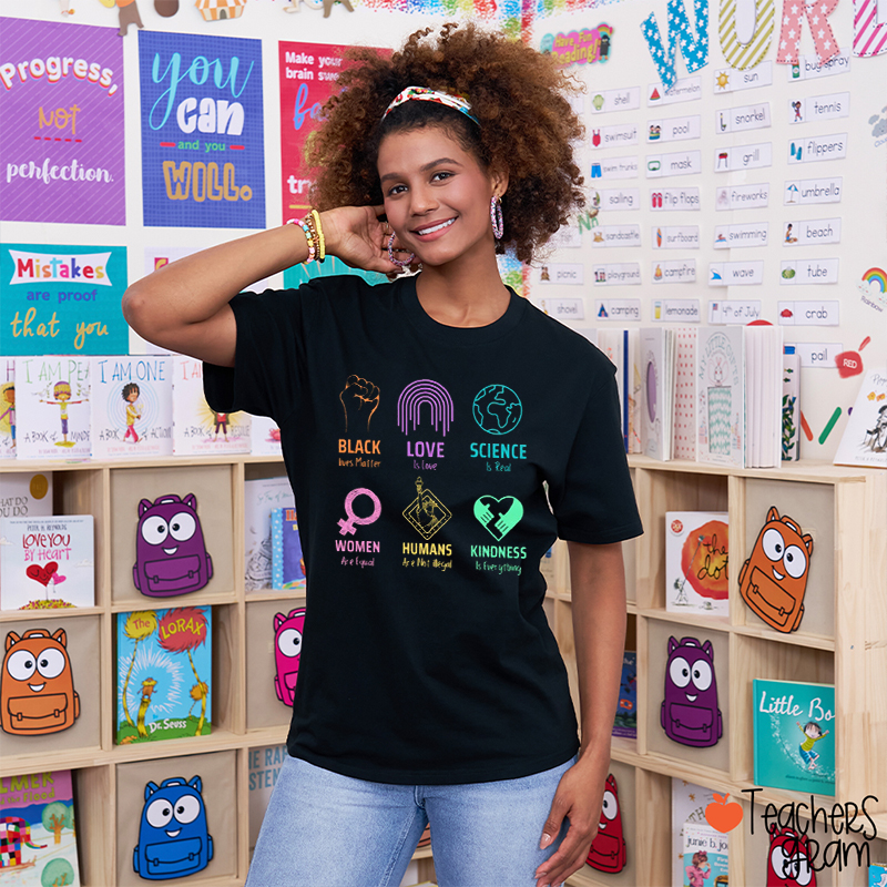Black Lives Matter Teacher T-Shirt