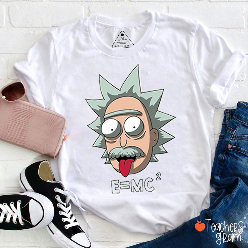 Einstein Cartoon Icon Teacher T-Shirt