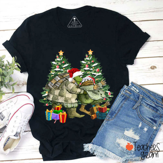 Steal The Christmas Tree And The Frog Teacher TShirt