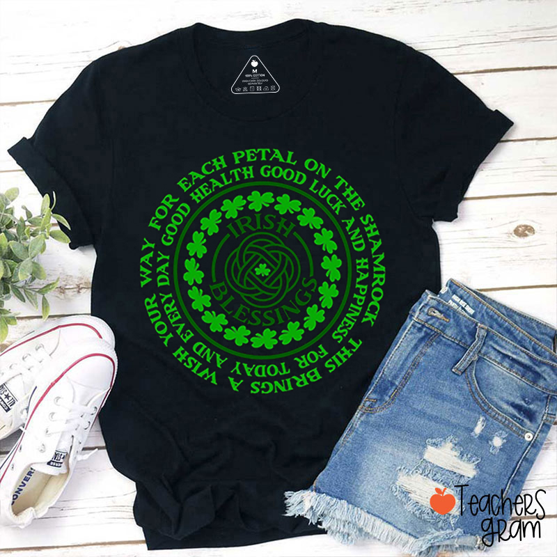 Irish Blessing Patrick's Day Teacher T-Shirt