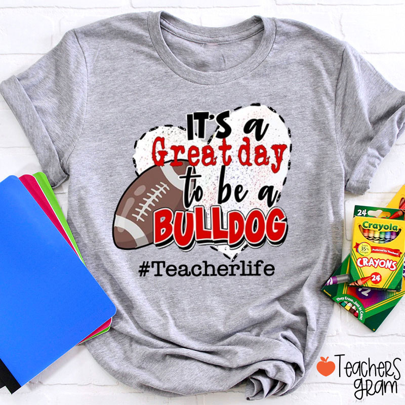 Personalized Heart And Icon It's A Great Day To Be A Teacher T-Shirt