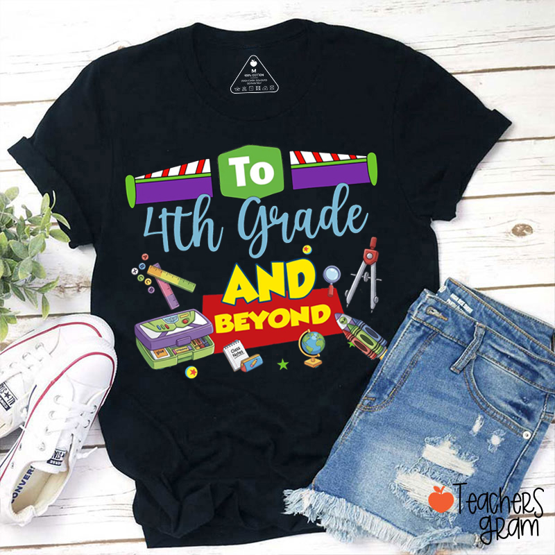 Personalized Grade Teacher Story Beyond Teacher T-Shirt