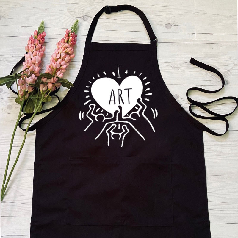 I Love Art Apron