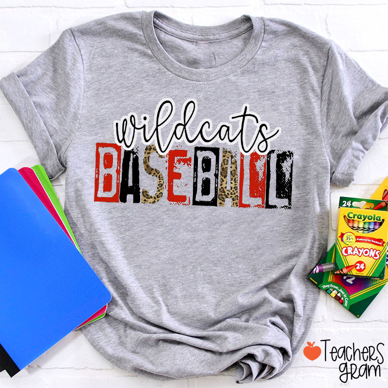 Personalized Mascot And Sport School Spirit Teacher T-Shirt