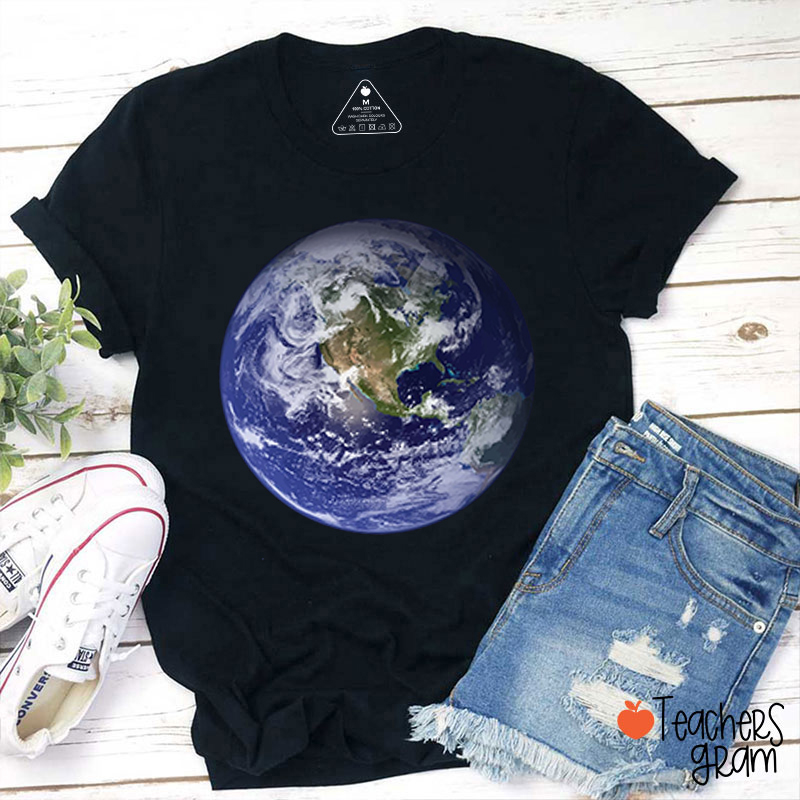Planet Earth Teacher T-Shirt
