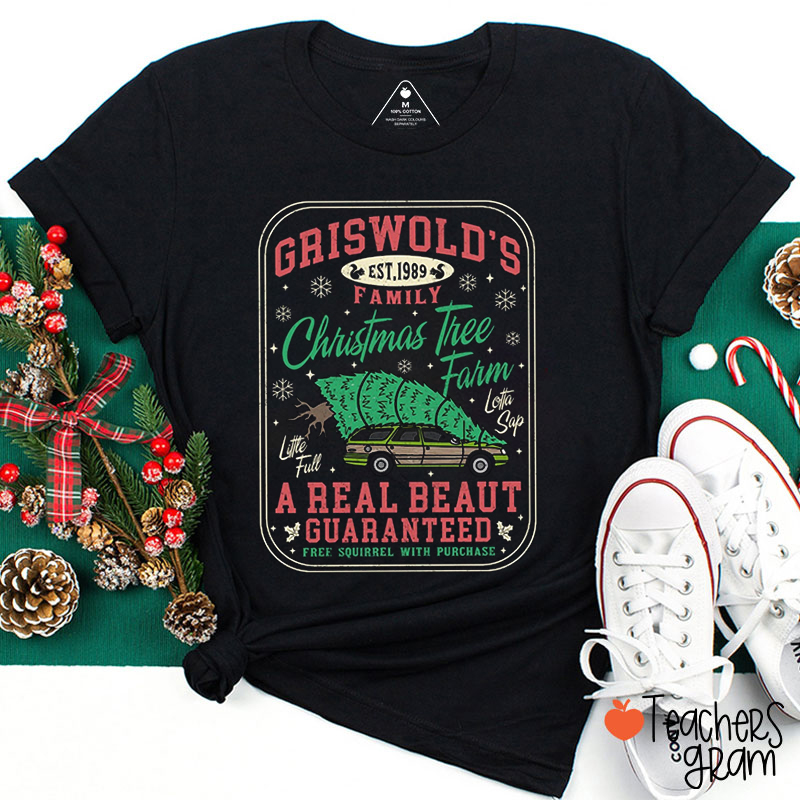 Griswold's Christmas Tree Farm Teacher T-Shirt
