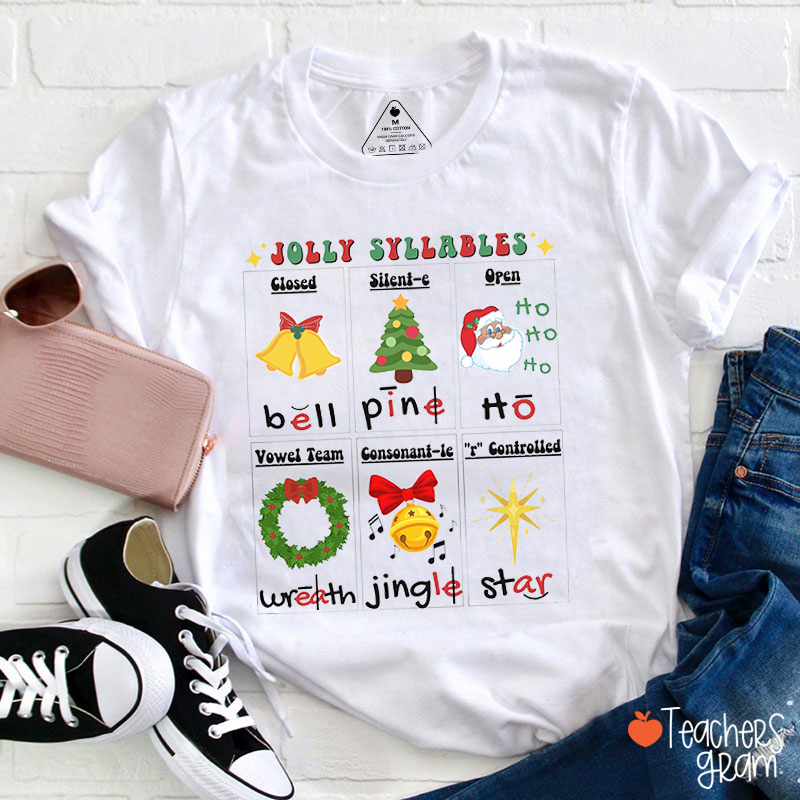 Jolly Syllables Teacher T-Shirt