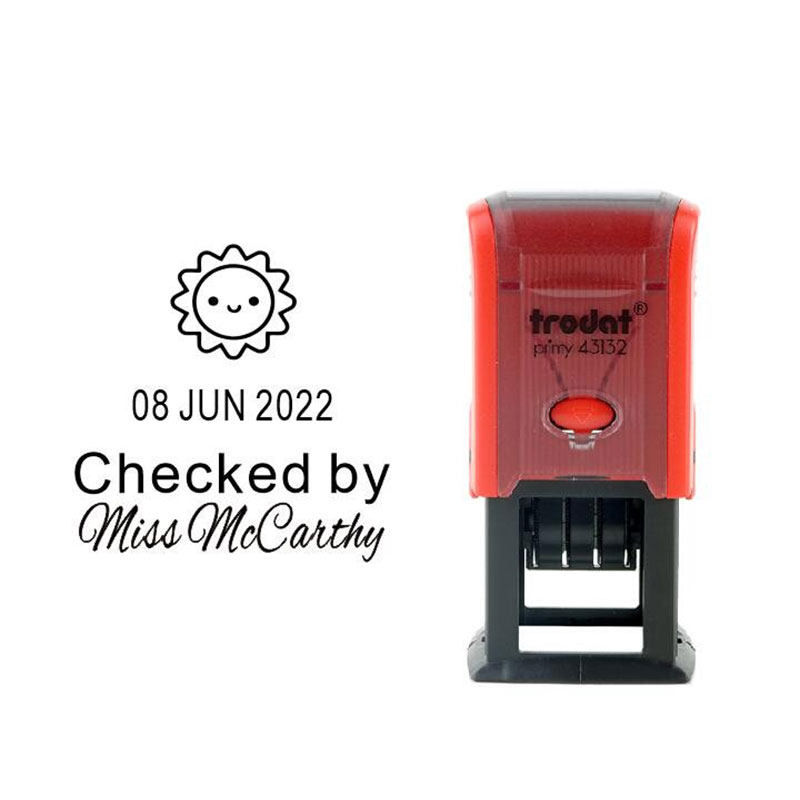 Personalized Sun Name And Date Stamp