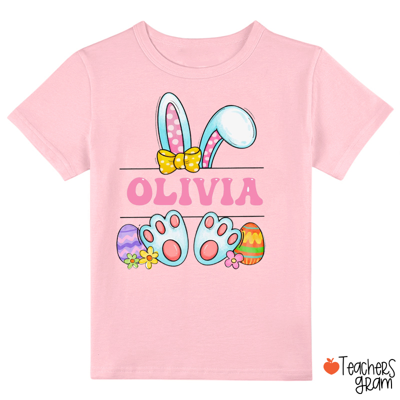 Personalized Name Bunny Lover Class T-Shirt