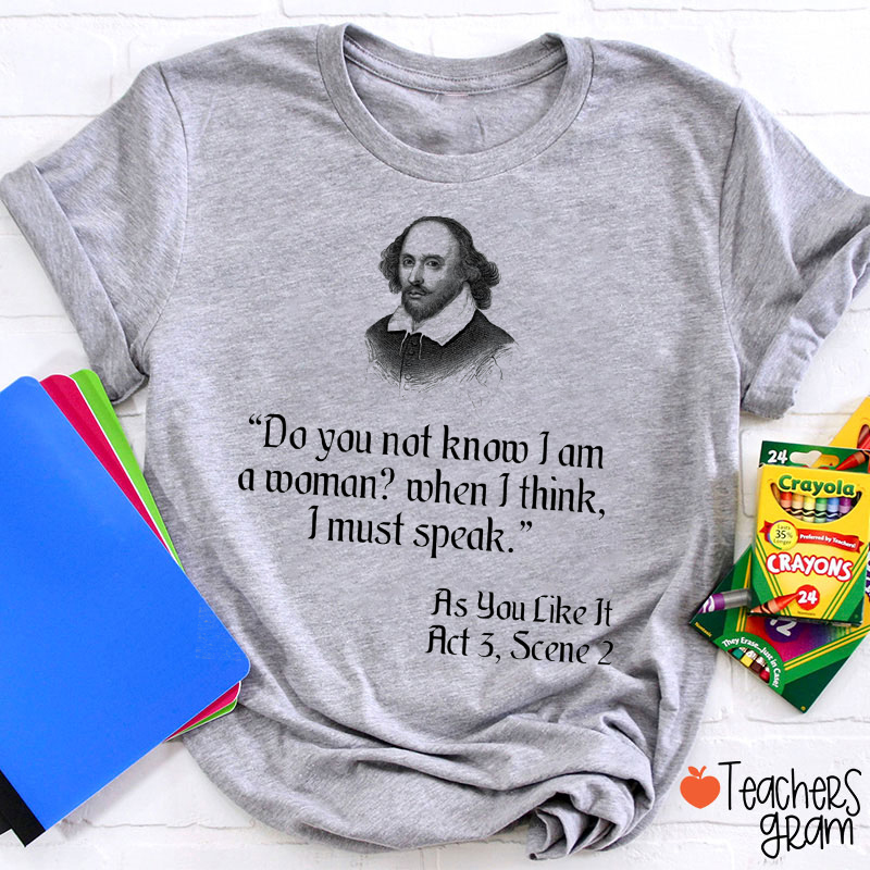 Do You Not Know I Am A Woman Teacher T-Shirt