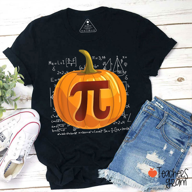 Pumpkin Pie Math Teacher T-Shirt