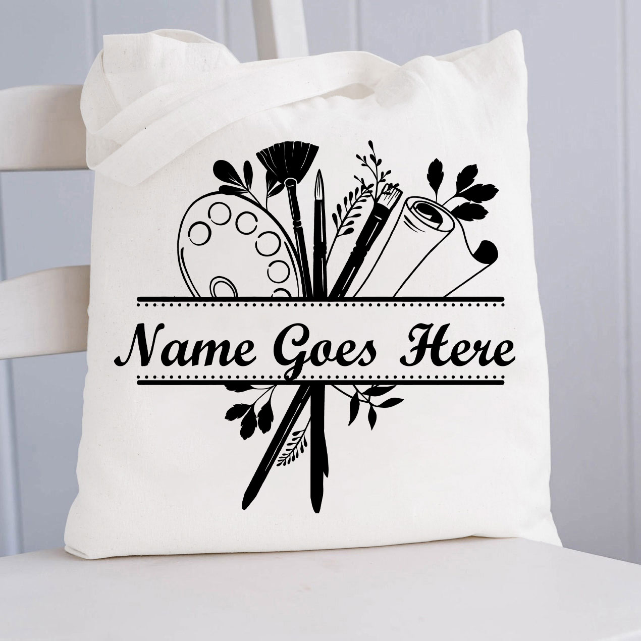 Personalized Art Crew Tote Bag