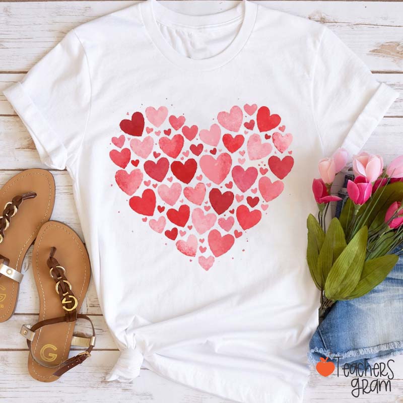 Love Is In The Air Teacher T-Shirt