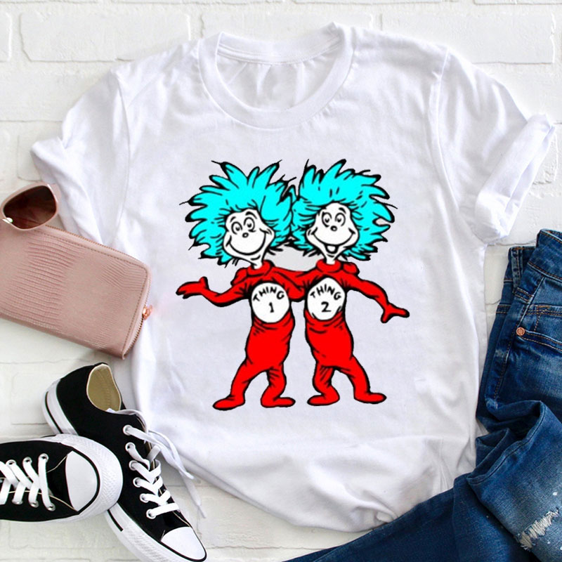 Thing One And Thing Two Teacher T-Shirt