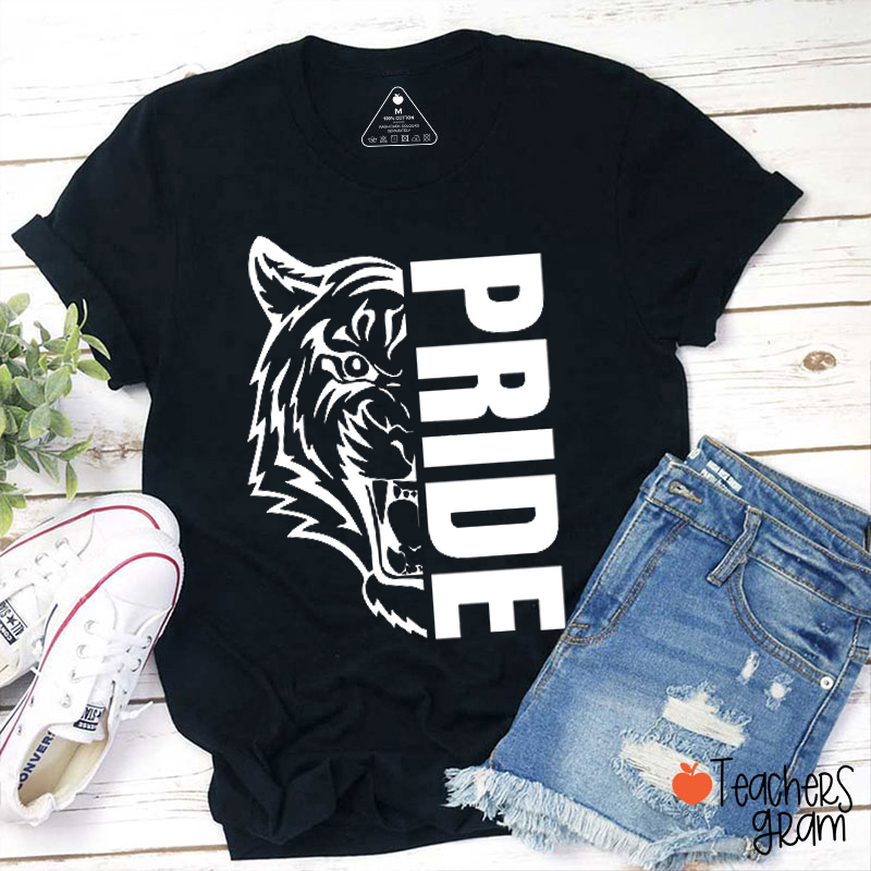 Personalized Mascot Pride Game Day Teacher T-Shirt