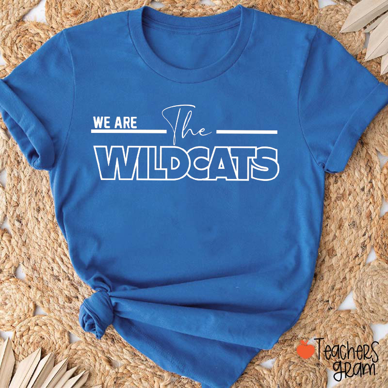 Personalized Mascot We Are The School Spirit Teacher T-Shirt
