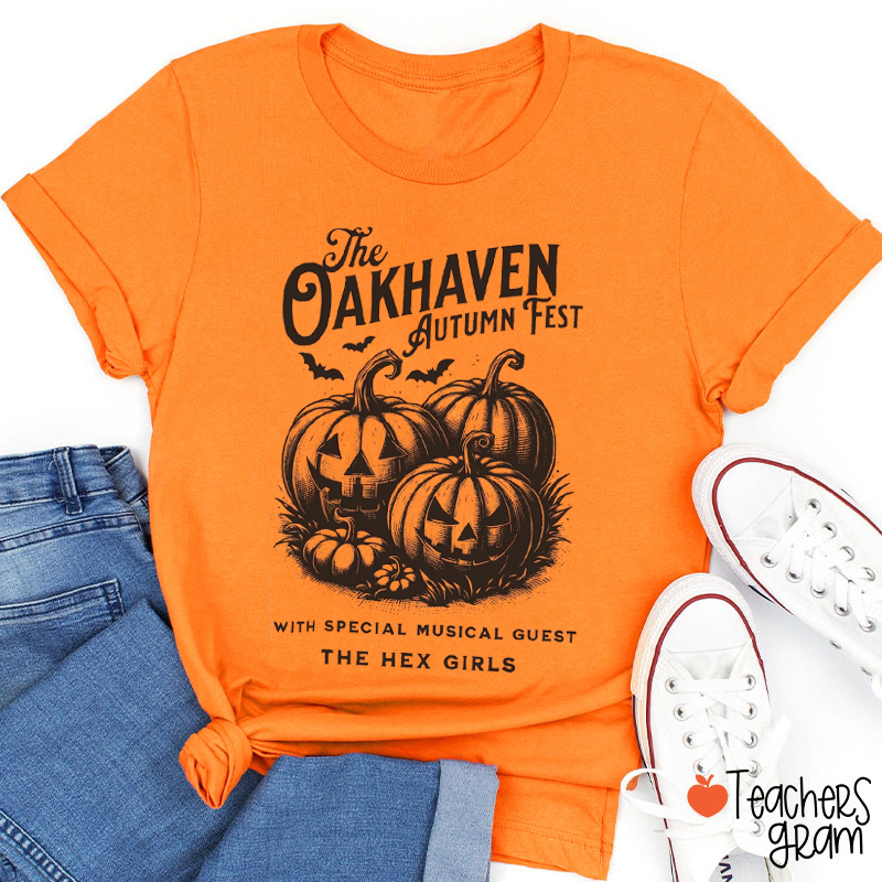 The Oakhaven Autumn Fest Teacher T-Shirt