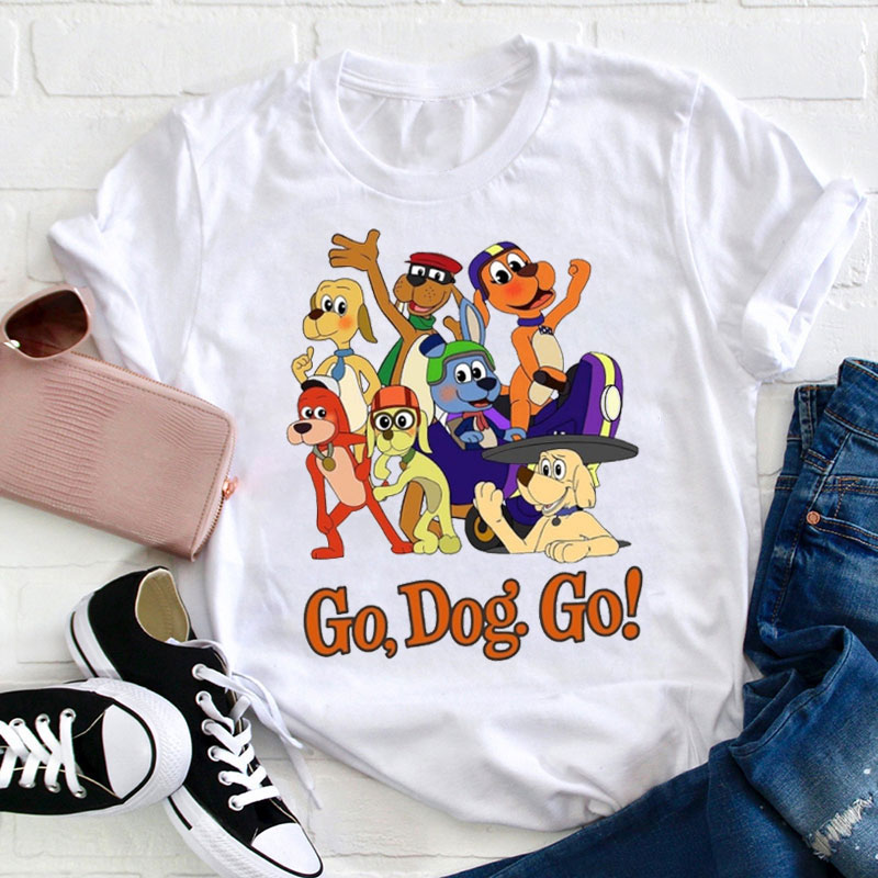 Go Dog Go Family Teacher T-Shirt