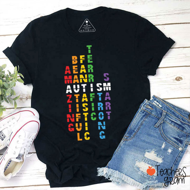 Beautiful Autism Teacher T-Shirt