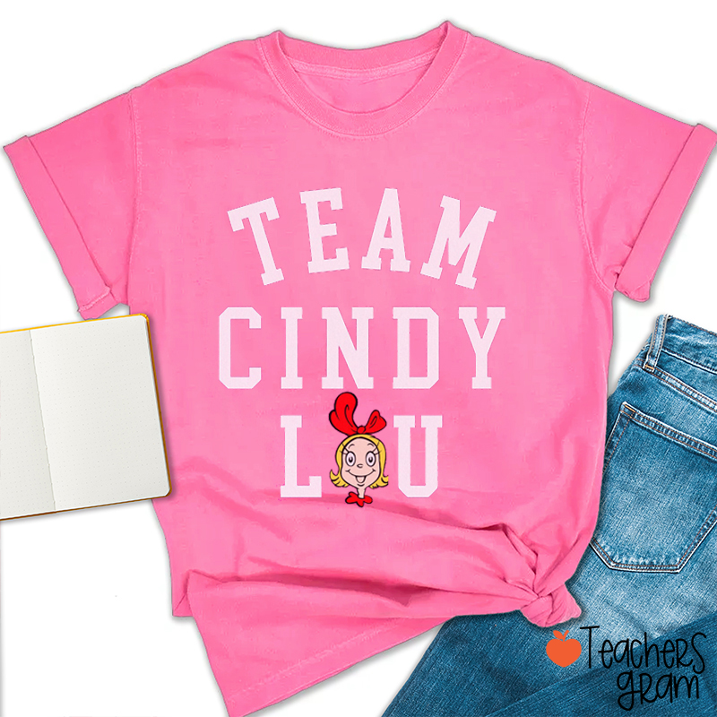 Team Cindy Teacher T-Shirt