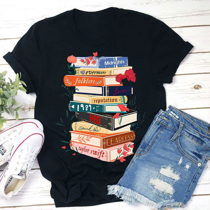 Vintage Inspired Concert Tour Teacher T-Shirt