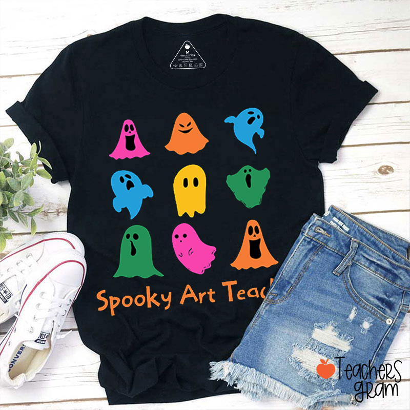 Spooky Art Teacher T-Shirt