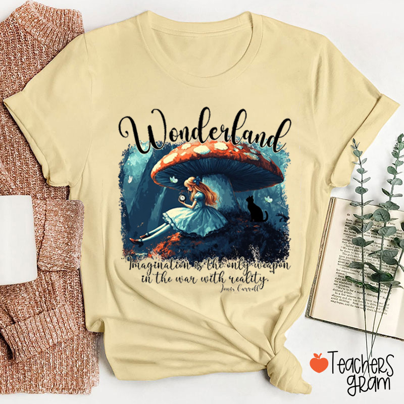 Imagination Is The Only Weapin Teacher T-Shirt