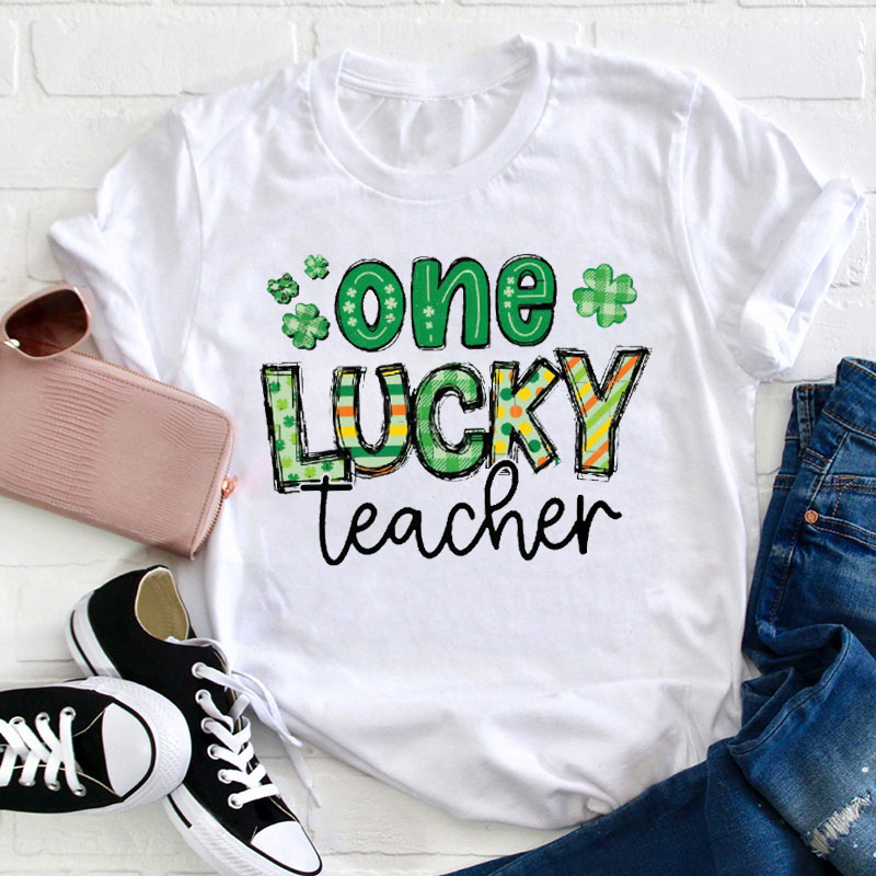 Clover One Lucky Teacher T-Shirt