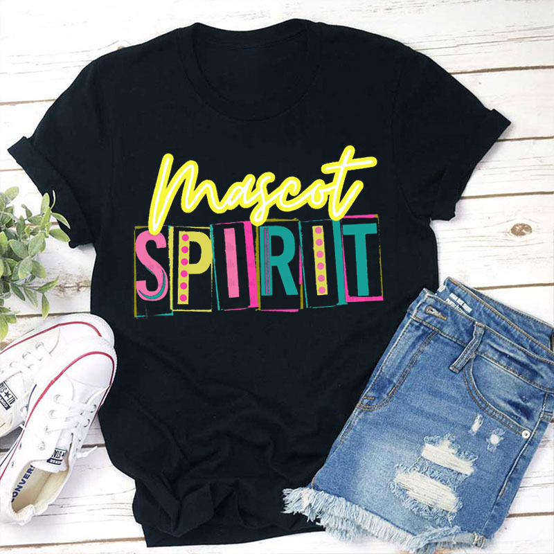 Personalized Mascot Spirit Teacher T-Shirt