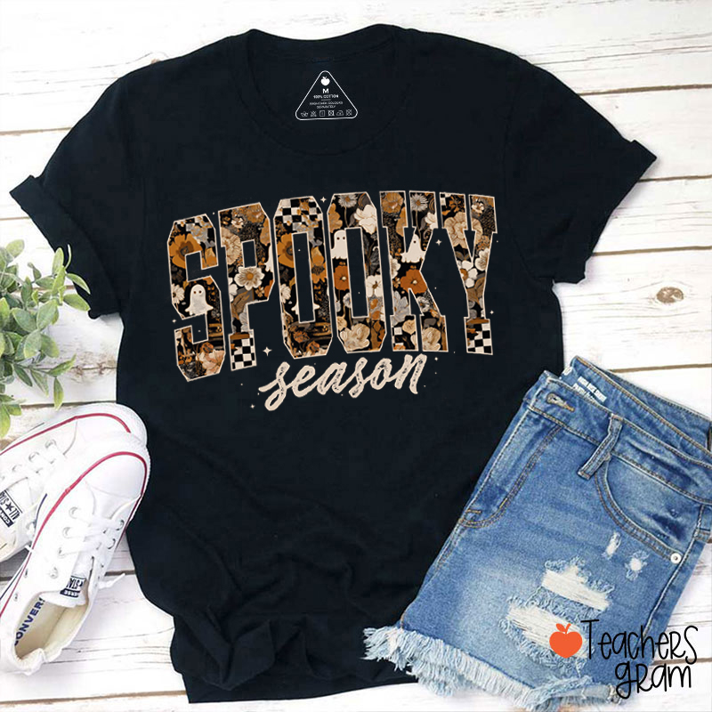 Spooky Season Teacher T-Shirt