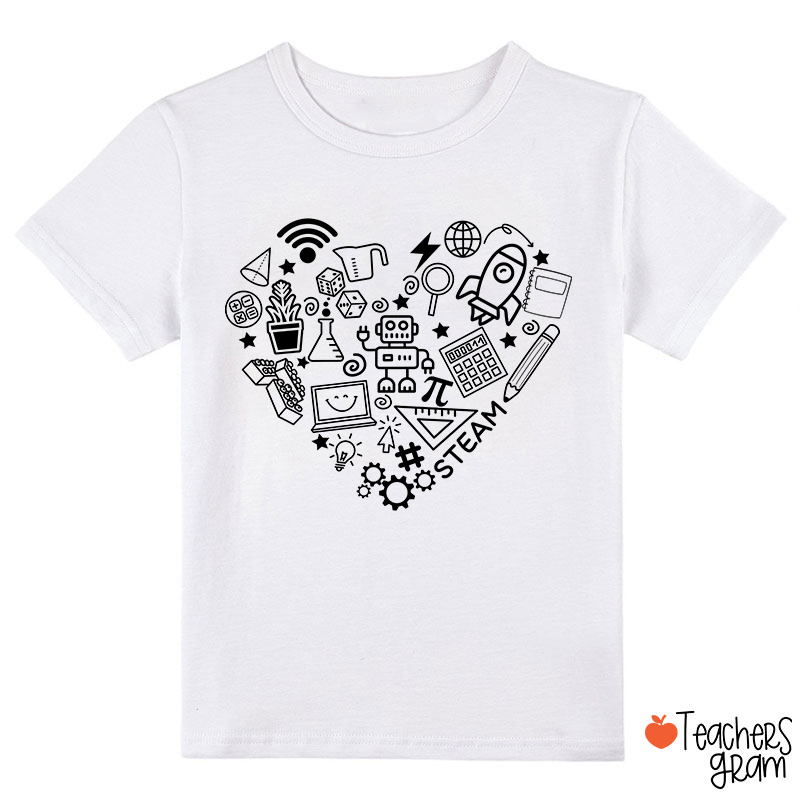 Stem Heart Shape Class T-Shirt